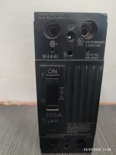 Breaker Tqd 2x225a 220v G.e