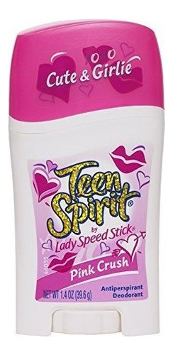 Desodorante Antitranspirante Teen Spirit, Pink Crush, 1.4