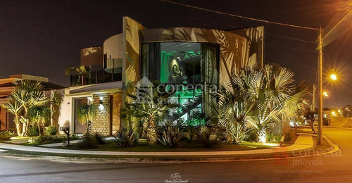 Casa Com 3 Dormitórios À Venda, 341 M² Por R$ 2.500.000,00 - Condomínio Athenas - Paulínia/sp - Ca1095