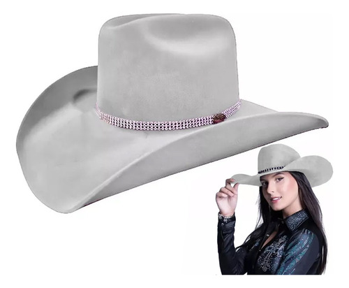 Chapéu Boiadeira Ana Castela Inspirado Fedora Hat Sertanejo