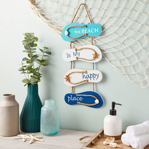 Imagen 2 de 5 de The Beach Is My Place Cartel De Pared Diseño De Chan...