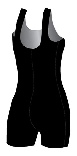 Imagen 2 de 6 de Traje De Baño Dama Semiestampados Jammer Racer Back Neg/bco