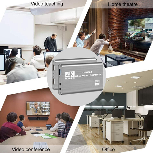Imagen 4 de 6 de Capturador De Pantalla Usb 3.0 A Hdmi 4k Transmision En Vivo