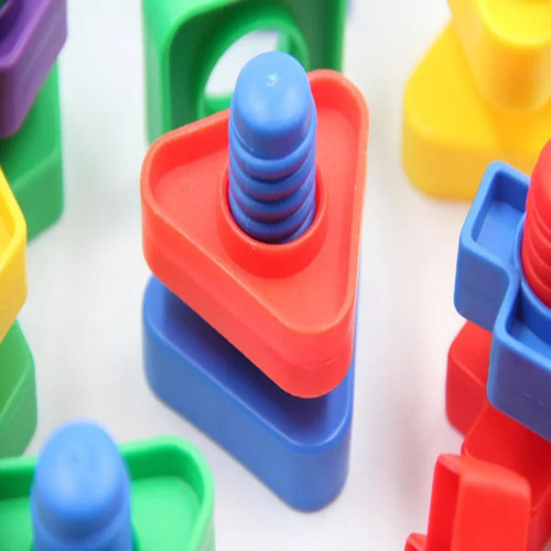 Juego De 5 Bloques De Rompecabezas De Plástico Con Tornillos