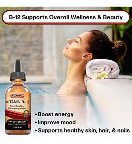 Imagen 3 de 7 de Gotas Líquidas Sublinguales De Vitamina B12: La