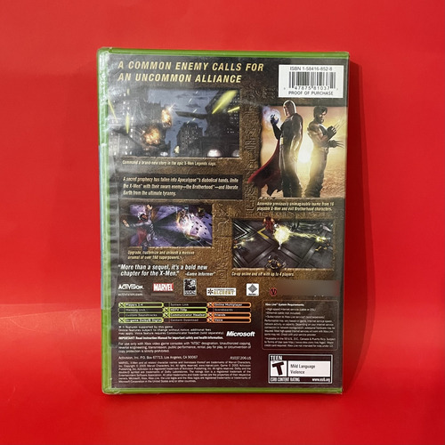 X-men Legends 2 Rise Of Apocalypse Sellado - Xbox (Usado)