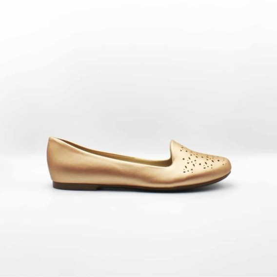 Zapatos Flats Color Dorado | MercadoLibre 📦