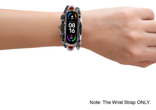 Imagem 3 de 8 de Substituição De Pulseira Retrô Para Pulseira Mi Band 6/6 Nfc