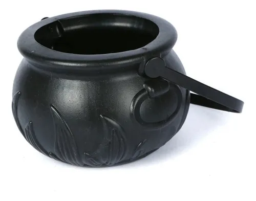 Caldero De Plástico Para Brujas De Halloween, 12 Unidades, C