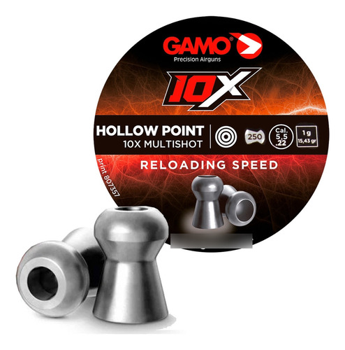 Chumbos Gamo Hollow Point Calibre 5.5 Mm X 250