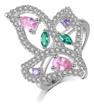 Comprar Jxsjew Anéis De Prata Esterlina 925 Elegantes Anéis De Zircô