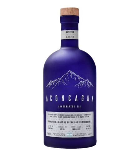 Gin Aconcagua Handcrafted London Dry 750 Ml Pack X3 Unidades