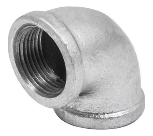 Codo Galvanizado 1/2 Pulg. X 90 Grados (10 Piezas)