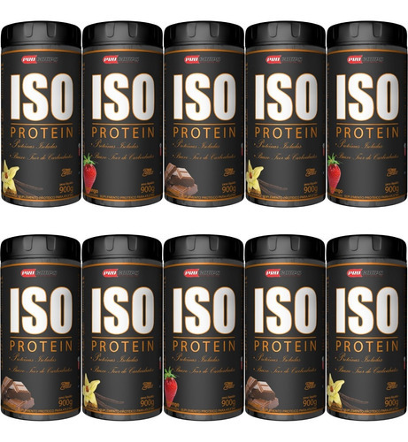 Kit 10 Iso Protein 900g - Pro Corps Sabor Variados