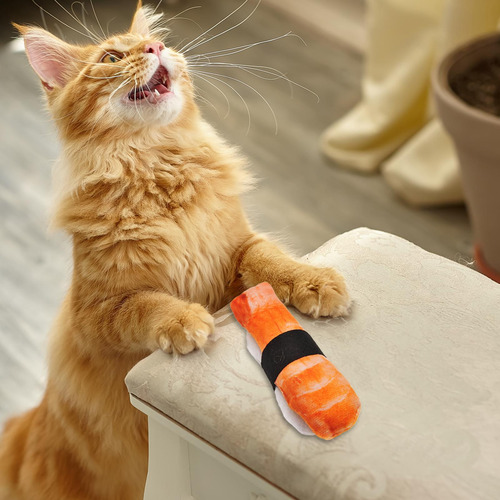 5 Juguete De Hierba Gatera Para Gatos, Juguetes Suaves Y