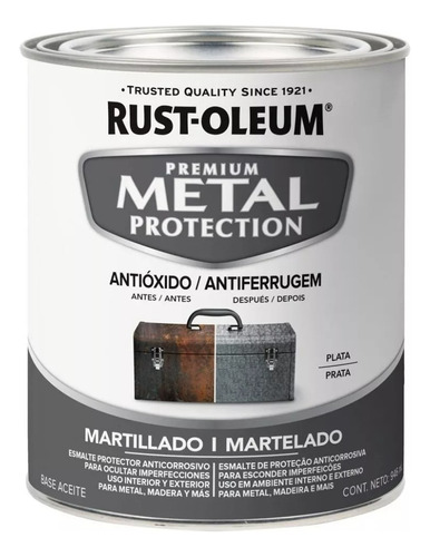 Esmalte Metal Protection Martillado Rust Oleum X1 L Don Luis