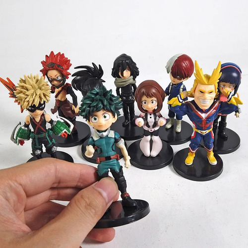 9 Unids/set Anime My Hero Academia Figura Modelo De Acción J