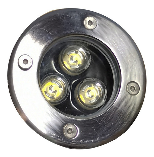 3 Pz Spot Led Rgb Para Piso 3w Con Control Remoto Emp3p