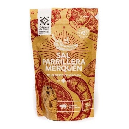 Sal Parrillera Premium 450g Sabores - Cristales De Chile 