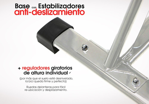 Imagen 10 de 10 de Bicicleta Fija Spinning Profesional Gimnasio 61kg Anti Shock