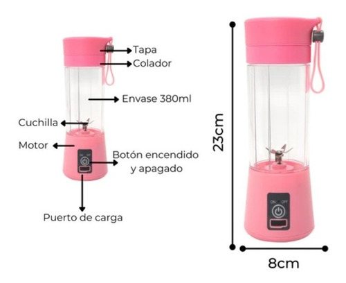 Imagen 6 de 6 de Licuadora Portátil