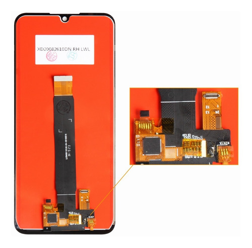 Para Motorola Moto E6 Plus Xt2025 Pantalla Táctil Color Negro