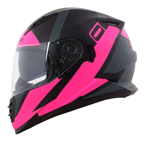 Capacete Norisk Ff302 Soul Ridic Rosa/ Preto Fosco