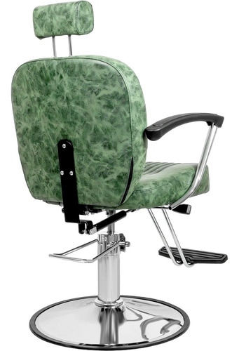 Sillon Silla Barberia Estetica Clasica 360° Moderna Verde