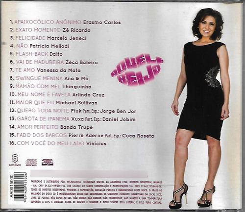 N149 - Cd - Novela - Aquele Beijo - Lacrado - Frete Gratis