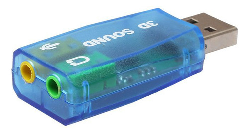 Adaptador Externo De Som 5.1 Usb Placa De Som Computador Pc