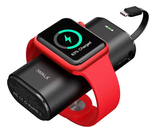 Powerbank Pila 5000mah Carga Rápida 20w Para Apple Watch 