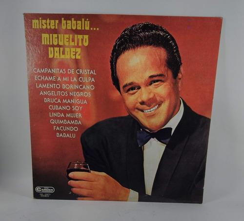 Lp Miguelito  Valdes Mister Babalu Edic Venezuela 1986