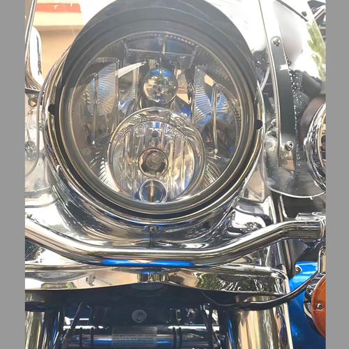 Faro Visor Httmt Para Harley Xl Xlh Fxr Fx Chrome 7 Color