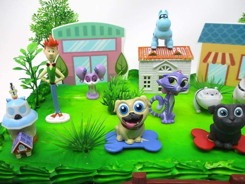 Puppy Dog Pals - Juego De Decoración Para Tarta De Cumpleaño
