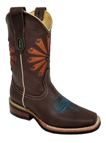 Botas De Mujer Bordadas Vaquero Otoño E Invierno Leathe 8108 Botas De Mujer Bordadas Vaquero Otoño E Invierno Leathe 8108
