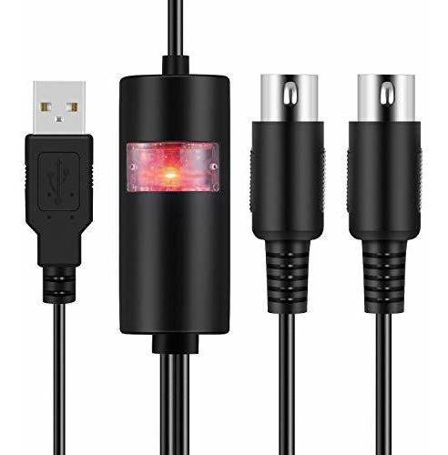 Convertidor De Interfaz De Cable Tnp Midi A Usb