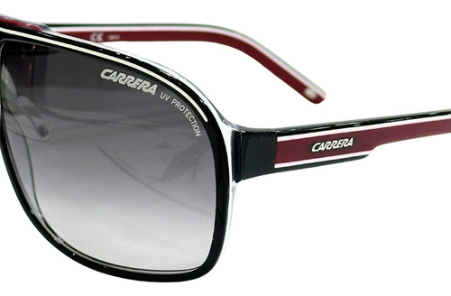 Óculos De Sol Carrera Grand Prix 2 T4o9o Preto Vermelho Cinza Preto/vermelho Preto/vermelho/branco