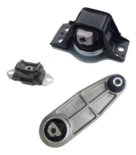 Kit X3 Soporte Pata Motor Renault Logan K7m 1.6 8v