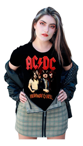 Polera Highway To Hell // Ac/dc // Lucy Rock