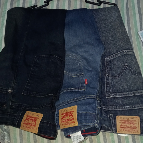 Remato 3 Pantalones Marca Levi Originales De Usa Talla 27 