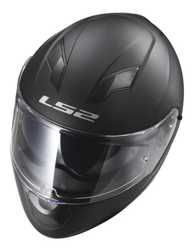 Imagen 2 de 3 de Casco para moto integral LS2 Stream Evo FF320 matt black solid talle M