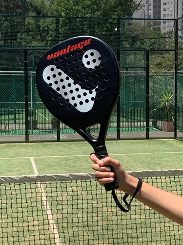 PALA PADEL, RAQUET, FIBRA CARBONO, INCLUYE FUNDA