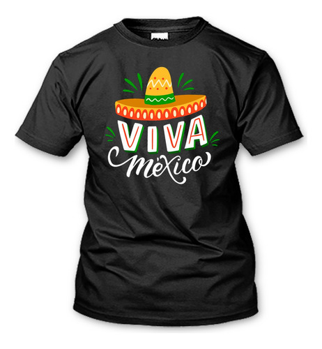 Playera Viva Mexico 15 Septiembre Fiestas Patrias Diseño 07