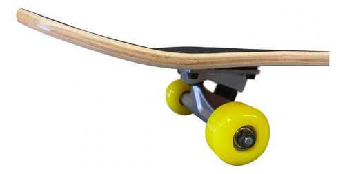 Patineta Fish Orange Tiger Color de las ruedas Amarillo Color de los rulemanes Plateado