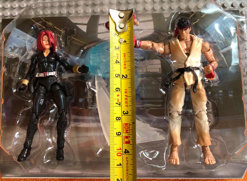 Marvel Vs Capcom Black Widow Vs Ryu Gamer Verse (Usado)