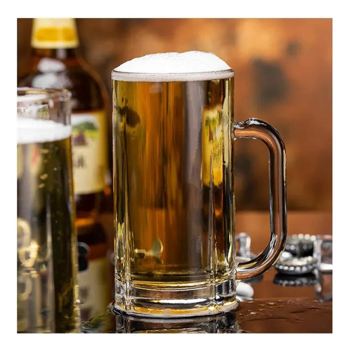 Pack 6 Vasos Jarras De Cerveza De 350 Cc