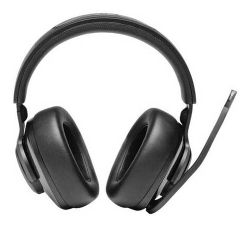 Auriculares Gamer Jbl Quantum 400 Rgb Dts 2.0 Negros Color Negro Color de la luz Naranja oscuro