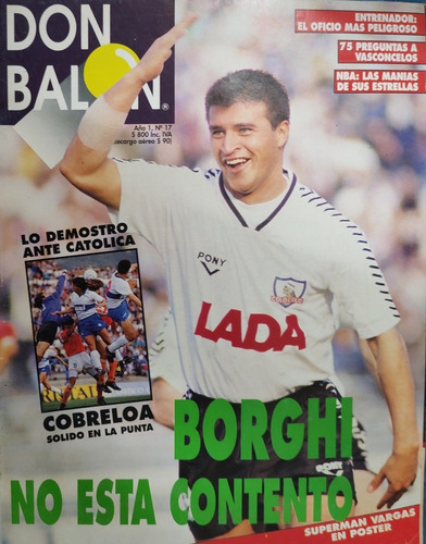 Revista Don Balón Año 1 N°17 Póster De Sergio Vargas  (aa408