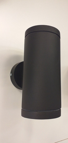 Imagen 6 de 6 de Aplique Exterior Bidireccional Ar111 En Aluminio Negro /nexo