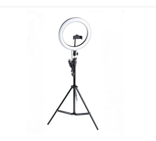 Ring Light Completo Iluminador Portátil 26cm + Tripé 2m Top